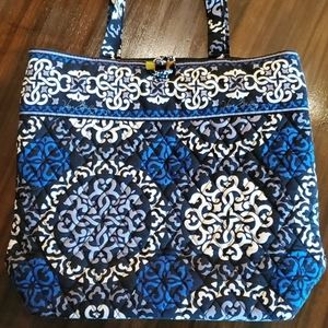 Vera Bradley Canterberry Cobalt Tote